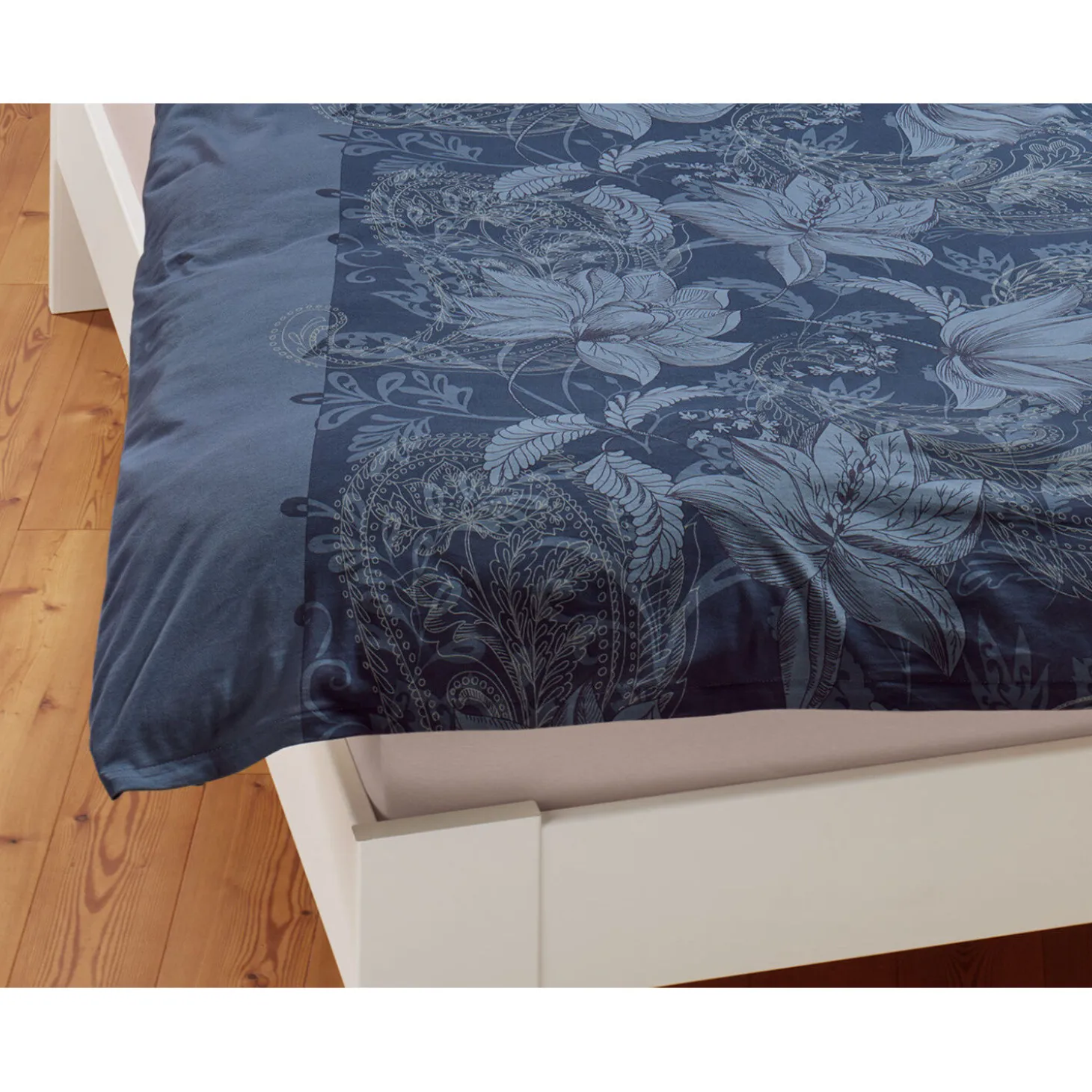 Bettwäsche mit elegantem Paisley-Muster und Blumenprint