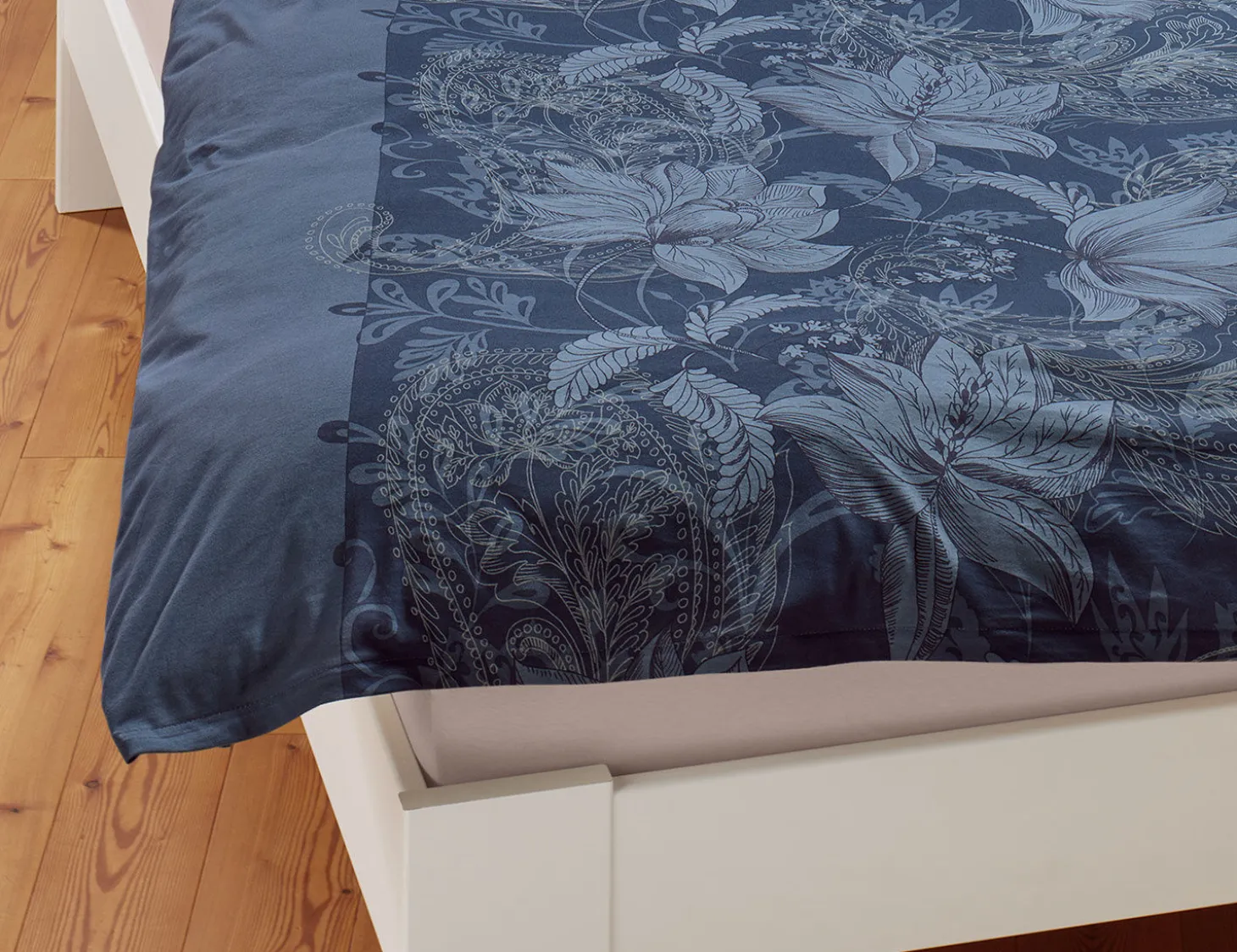 Bettwäsche mit elegantem Paisley-Muster und Blumenprint