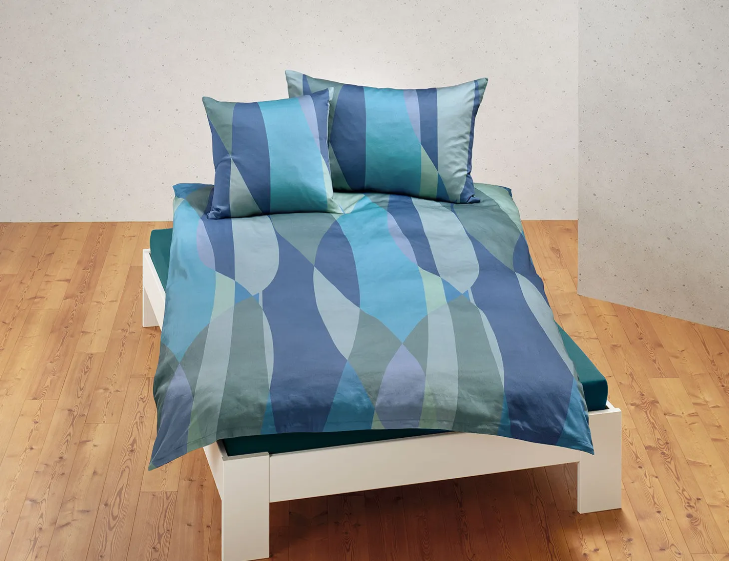 Bettwäsche mit farbenfrohem geometrischen Muster