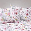 Bettwäsche mit farbigem Blumenmuster