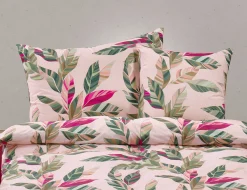 Bettwäsche mit farbprächtigem Blumenmuster