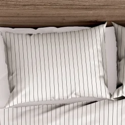 Bettwäsche mit feinen Streifen in Twill-Qualität