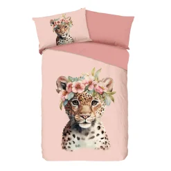Bettwäsche mit Leopardenbaby