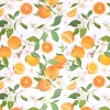 Bettwäsche mit Orangen und Blütenmotiv