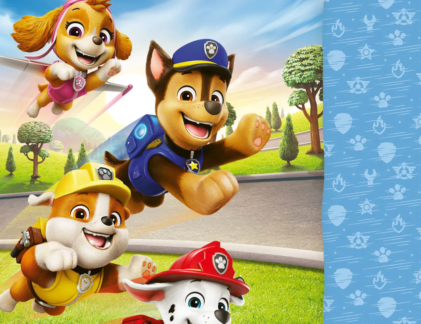 Bettwäsche mit Paw Patrol Superhelden