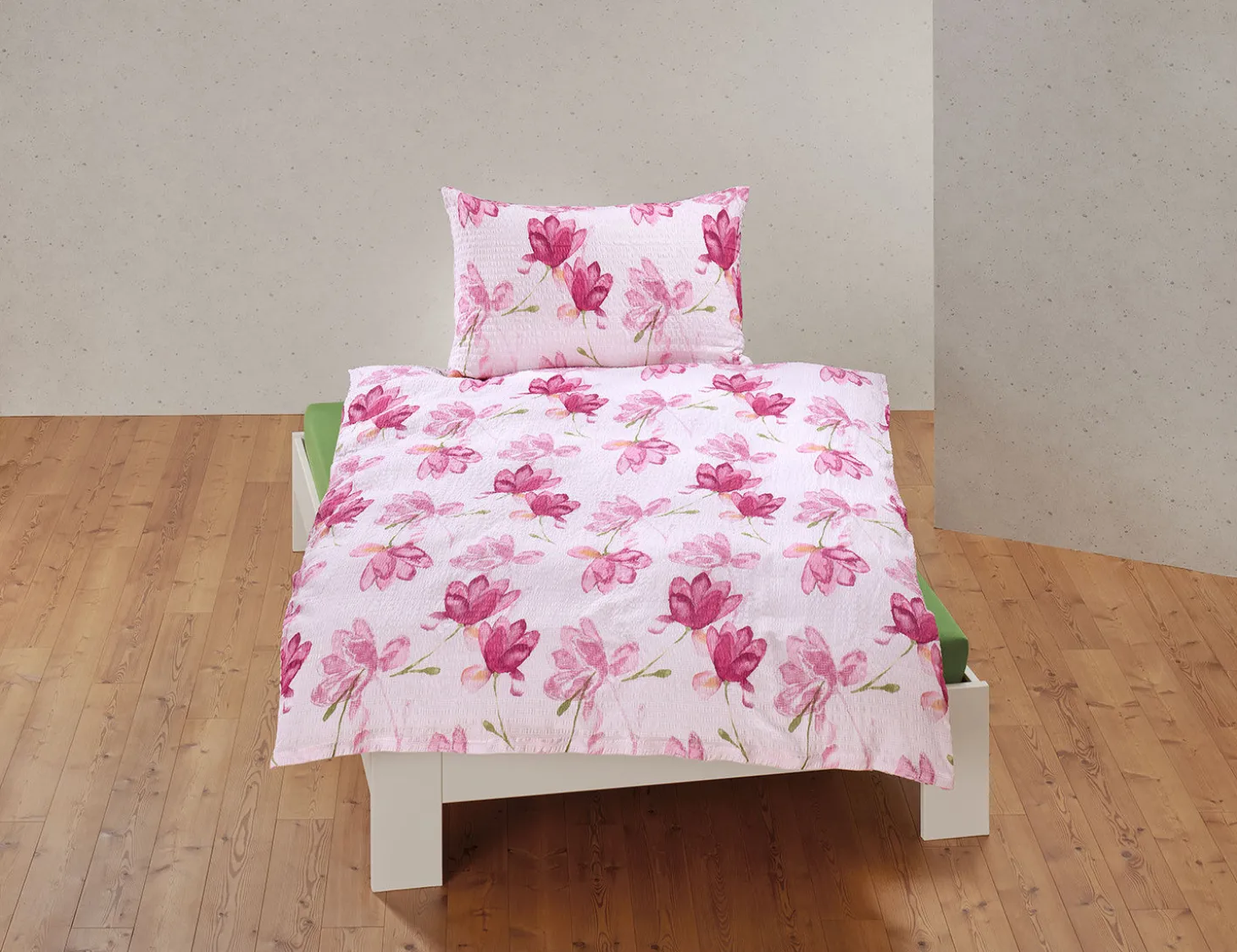 Bettwäsche mit schönem Blumenmuster