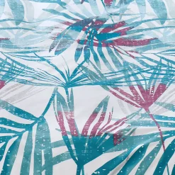 Bettwäsche mit sommerlichen Palmenblättern