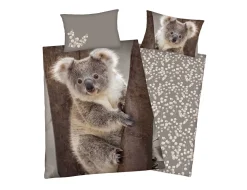 Bettwäsche mit süssem Koala auf Baumstamm