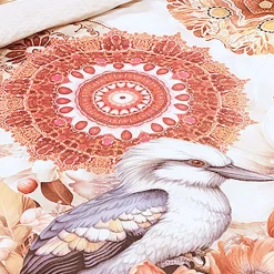 Bettwäsche mit Vogel & Blüten
