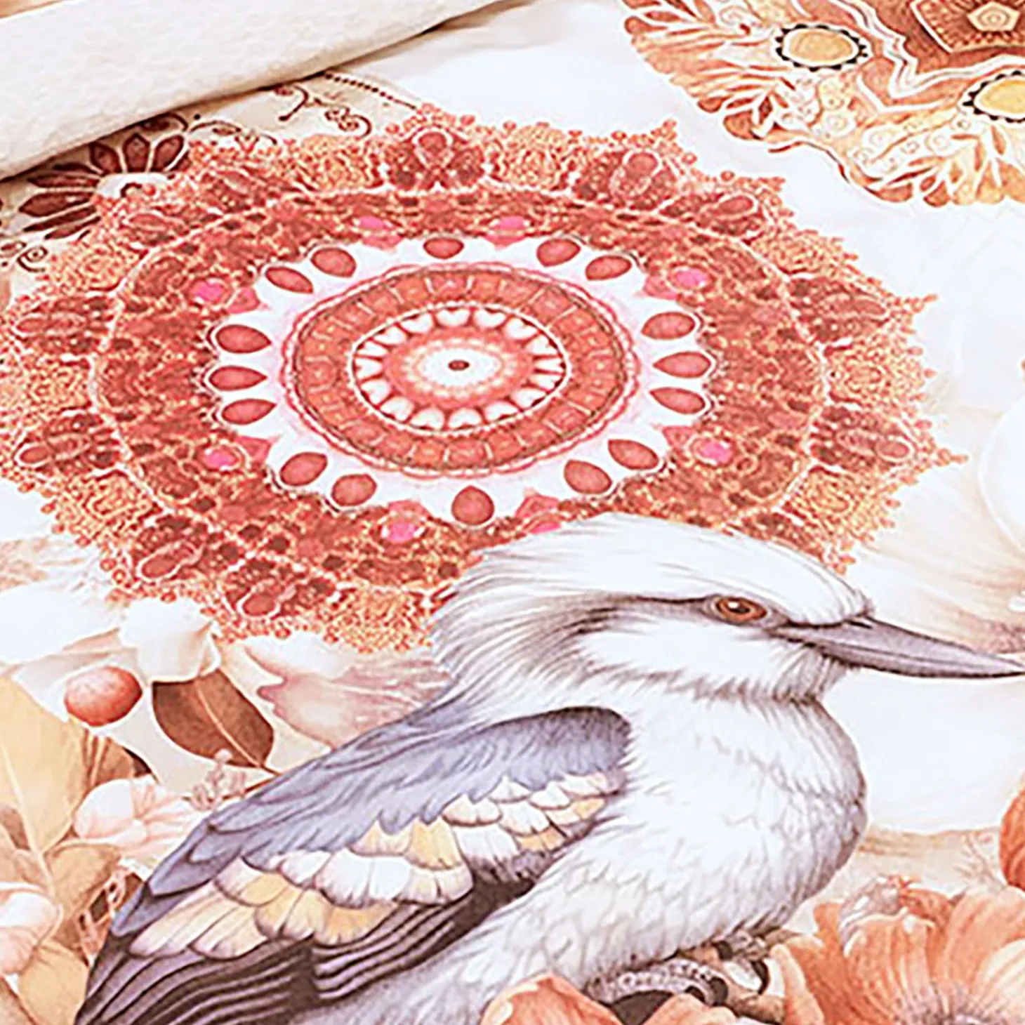 Bettwäsche mit Vogel & Blüten