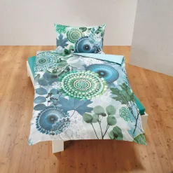 Bettwäsche mit Wintermandalas