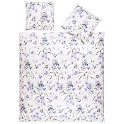 Bettwäsche mit zarten Blüten