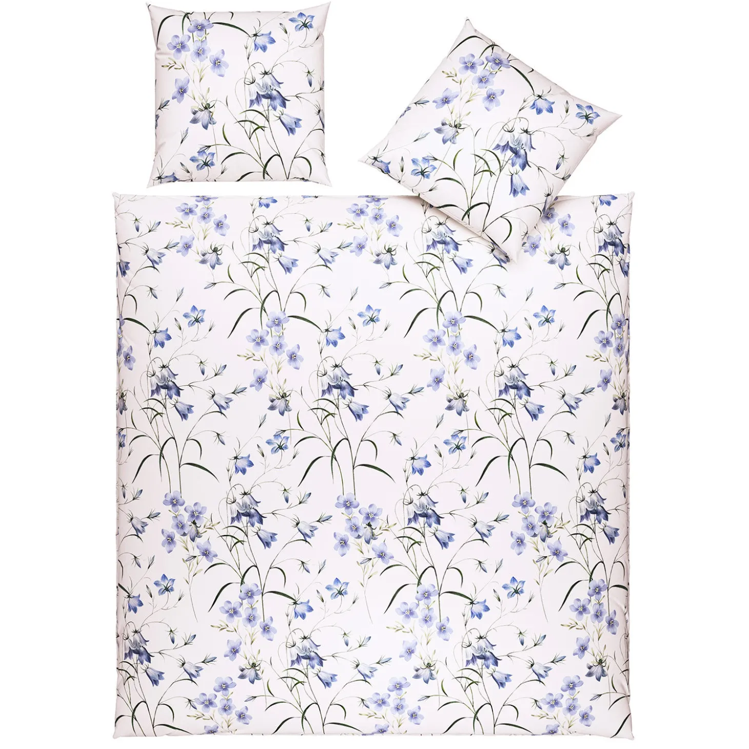 Bettwäsche mit zarten Blüten