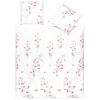 Bettwäsche mit zarten Kirschblüten in Rosa