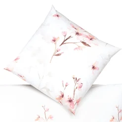 Bettwäsche mit zarten Kirschblüten in Rosa