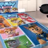 Bettwäsche Paw Patrol mit den Hundewelpen blau