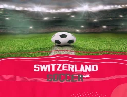Bettwäsche "Switzerland Soccer" mit Fussball