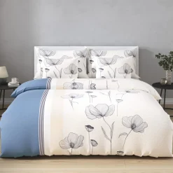Bettwäsche zarte Mohnblüten