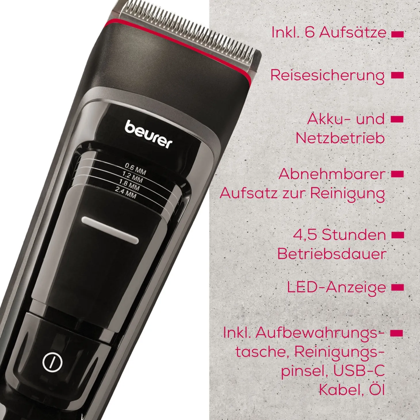 Beurer Haarschneider MN5X