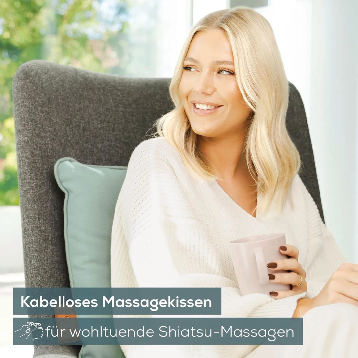 Beurer Massagekissen mit Wärmefunktion MG 139
