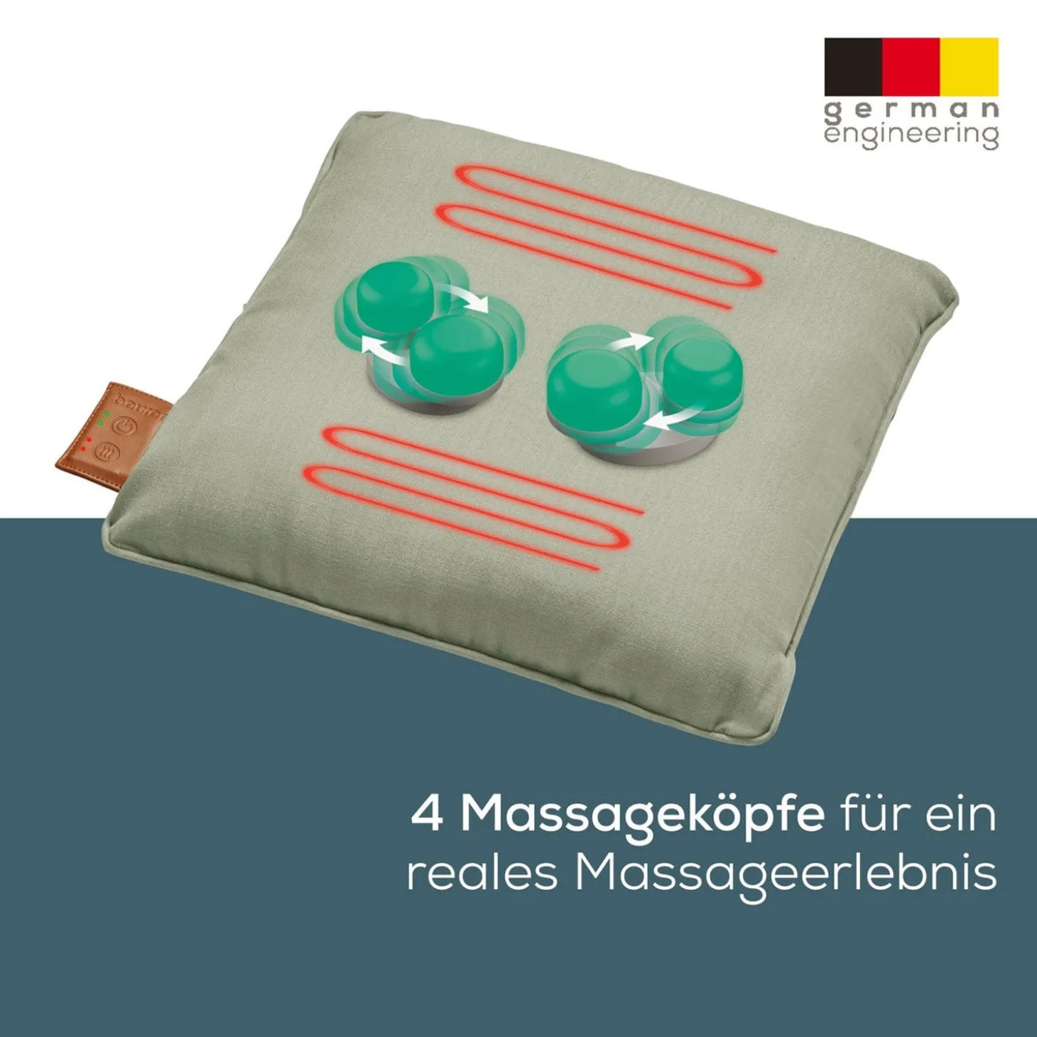 Beurer Massagekissen mit Wärmefunktion MG 139