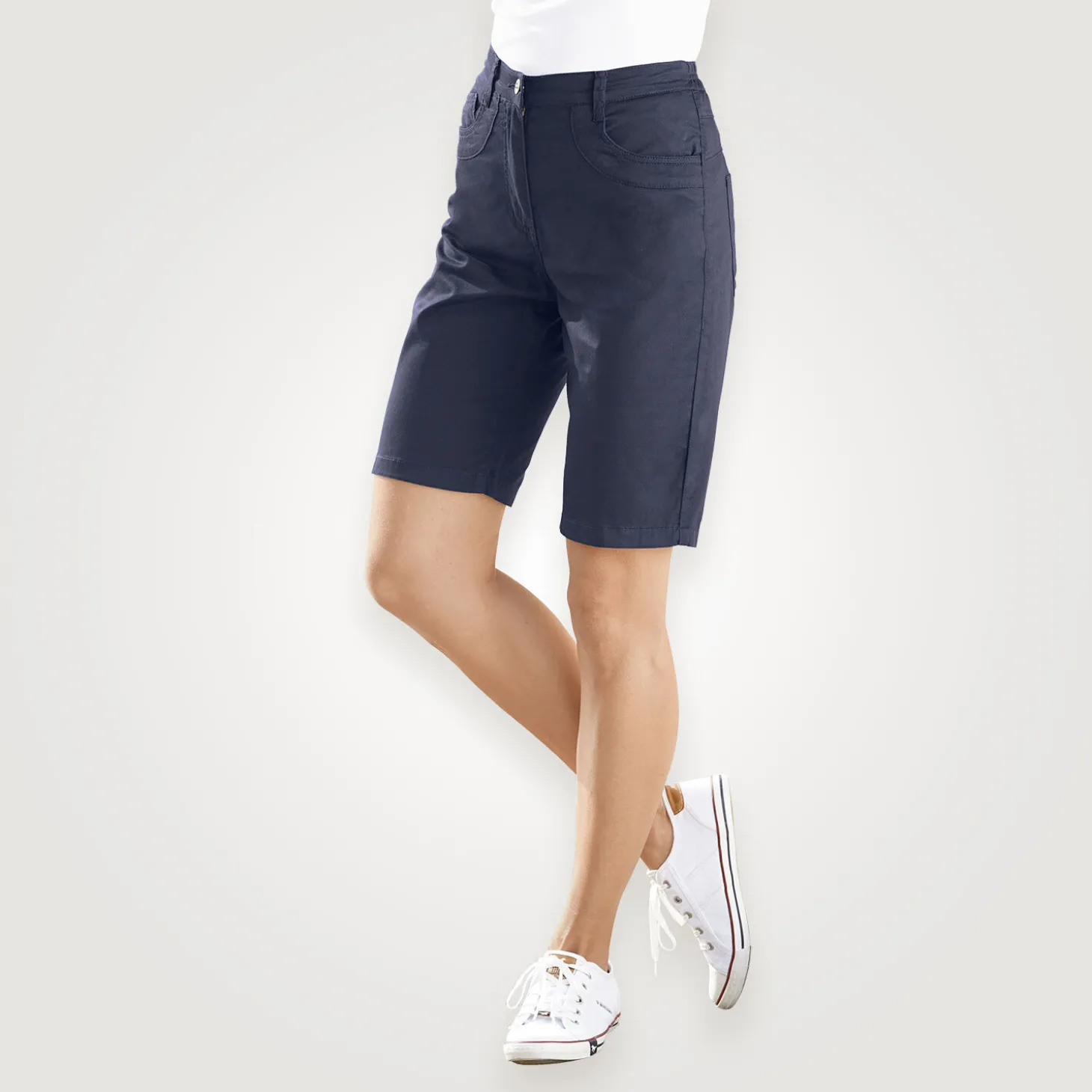 Beverly Damen Stretch-Bermudas