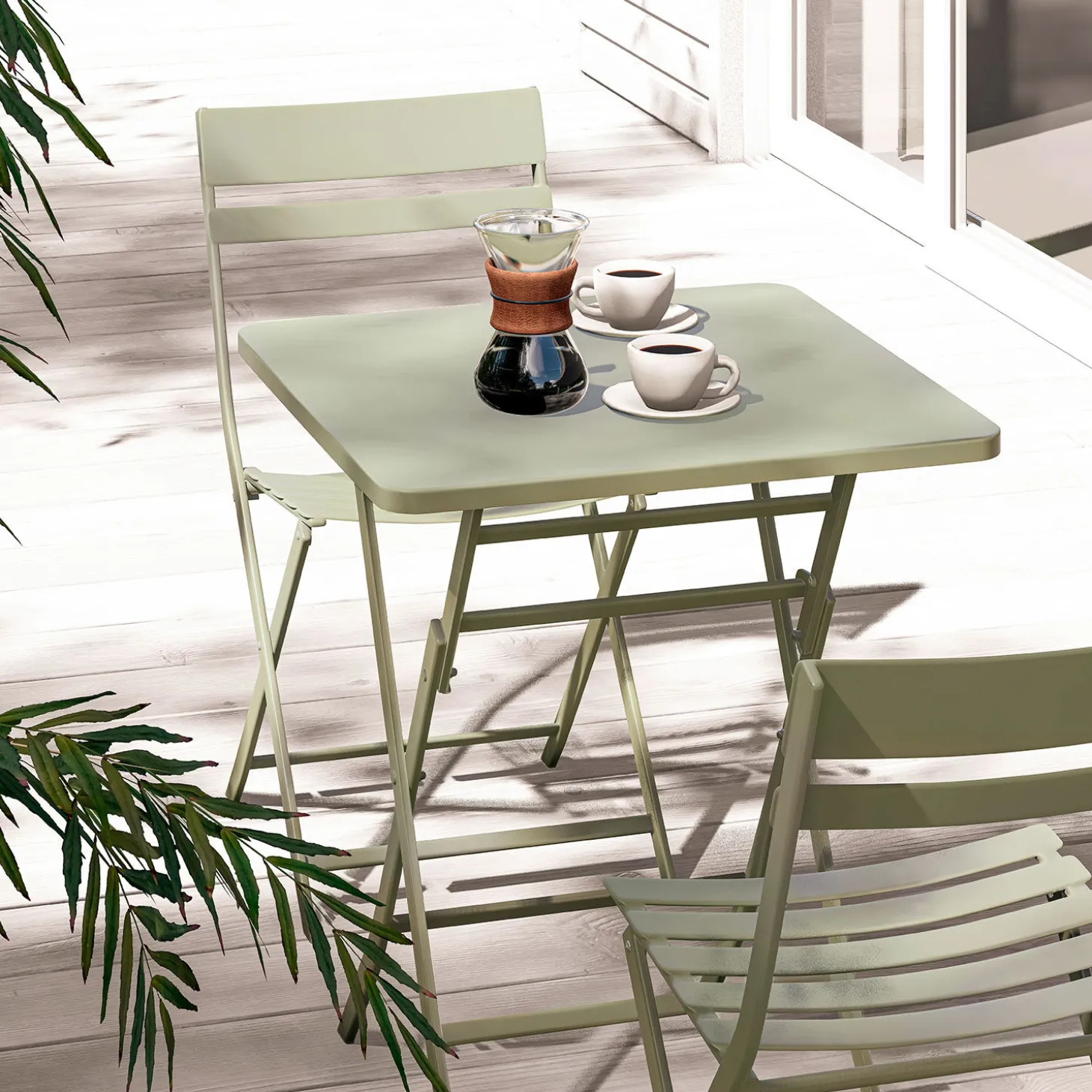 Bistro-Set faltbar