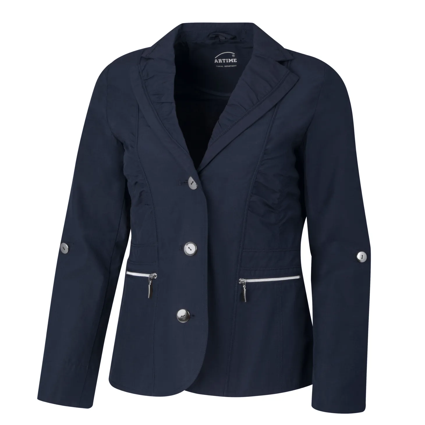 Blazer mit Raffung