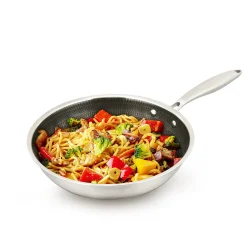 Bratmaxx Edelstahl–Wokpfanne, Ø 28 cm