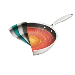 Bratmaxx Edelstahl–Wokpfanne, Ø 28 cm