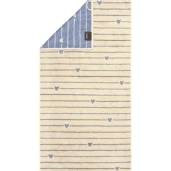 Cawö Frottierwäsche Lines & Hearts mit eingewebtem Design