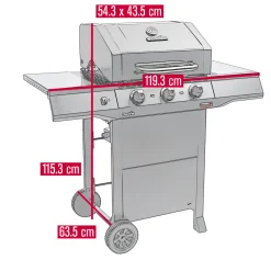 Char-Broil Gasgrill Performance Core B 3