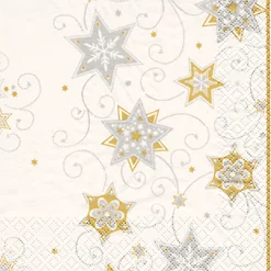 Cocktailservietten Stars & Swirls