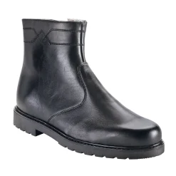 Corami Winterstiefel aus Leder mit Lammfellfutter