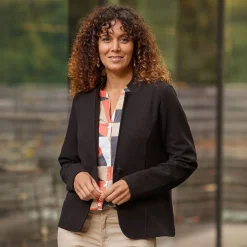 Damen Blazer mit Jaquardmuster