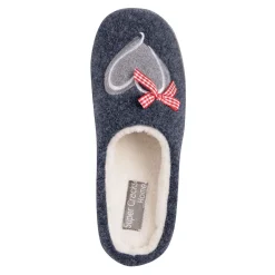Damen Mule mit Herz-Motiv