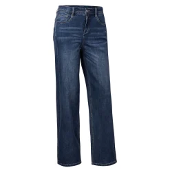 Damen 5-Pocket Jeans im Wide-Fit
