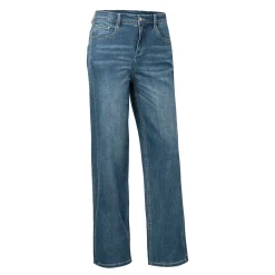 Damen 5-Pocket Jeans im Wide-Fit