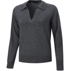 Damen Pullover mit Polokragen