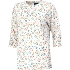 Damen Pyjama Shirt mit 3/4 Ärmeln