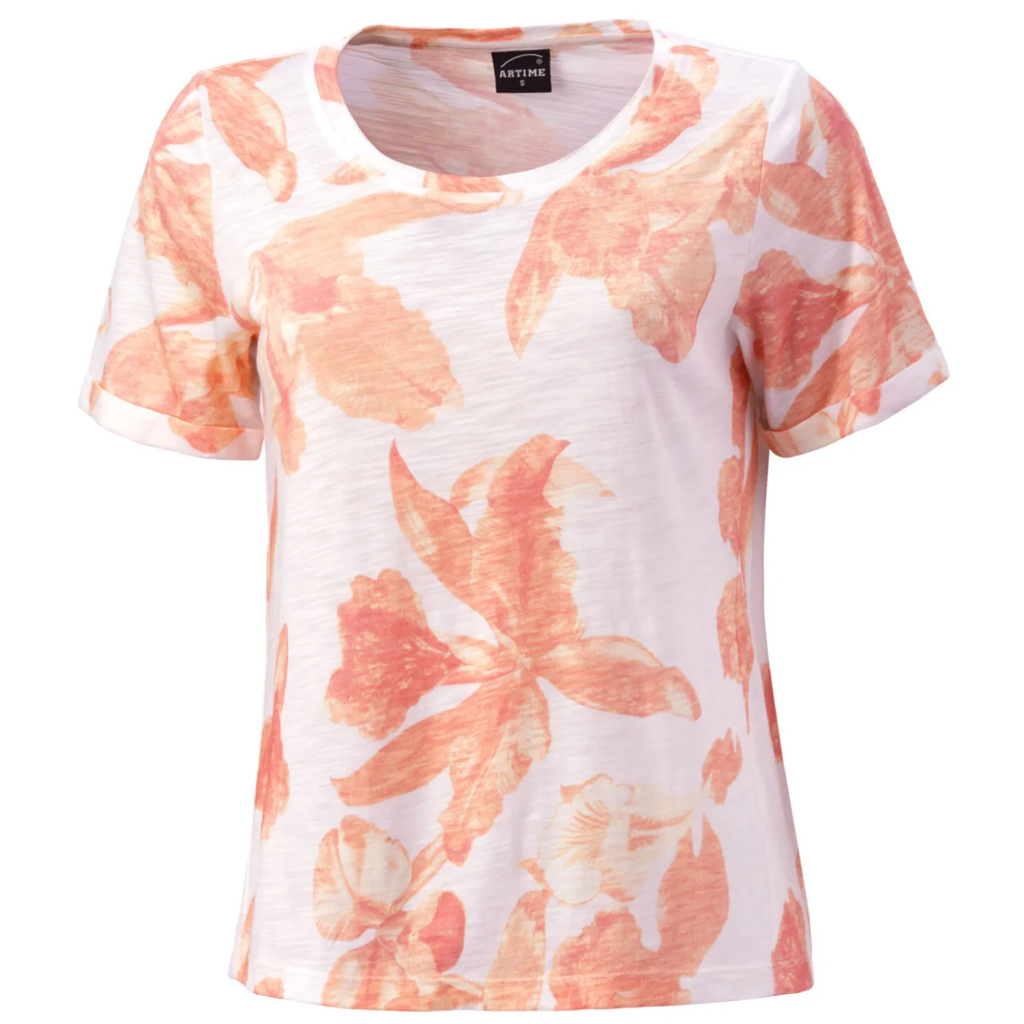 Damen T-Shirt mit floralem Print