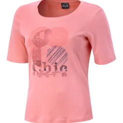 Damen T-Shirt mit Frontprint aus Baumwolle