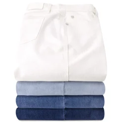 Damen Wide Leg 5-Pocket Hose mit Stretchanteil