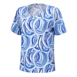 Damen-Shirt mit einem Print und Rundhalsausschnitt