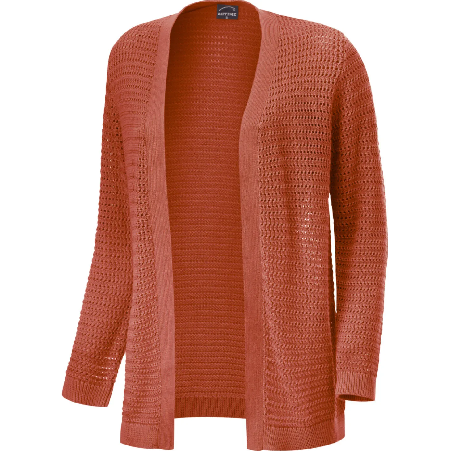 Damen-Strickjacke mit Ajourmuster von Artime