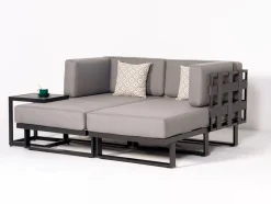 Daybed Sarah 2 Loveaseats mit Beistelltisch