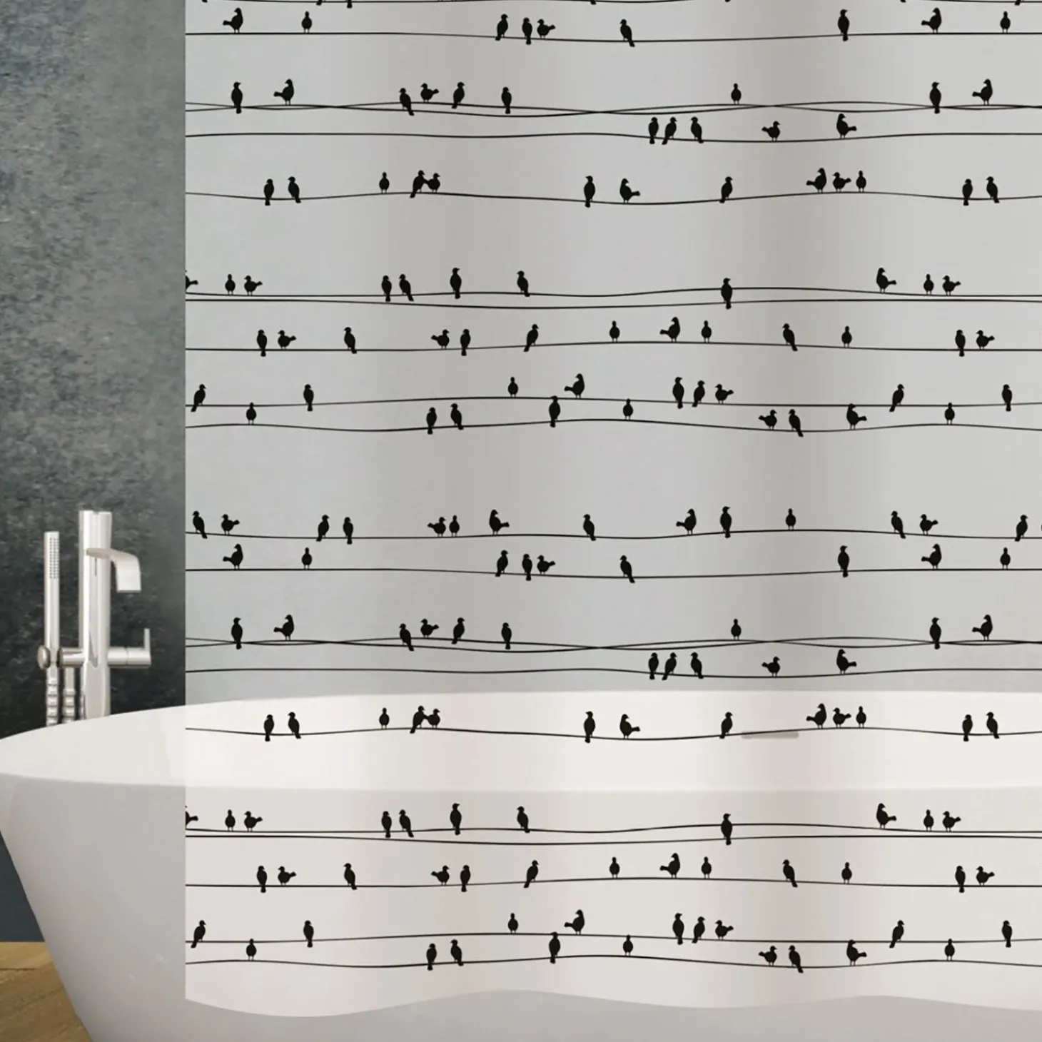 diaqua Duschvorhang Birds PEVA