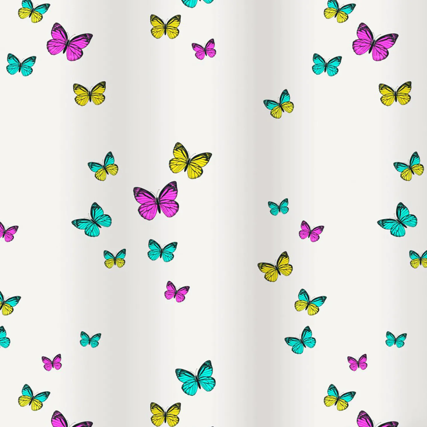 diaqua Duschvorhang Textil Papillon