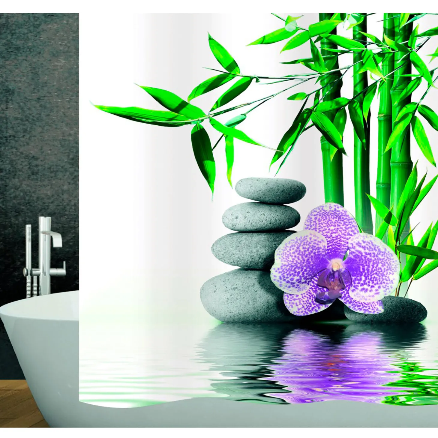 diaqua Duschvorhang Textil Spa