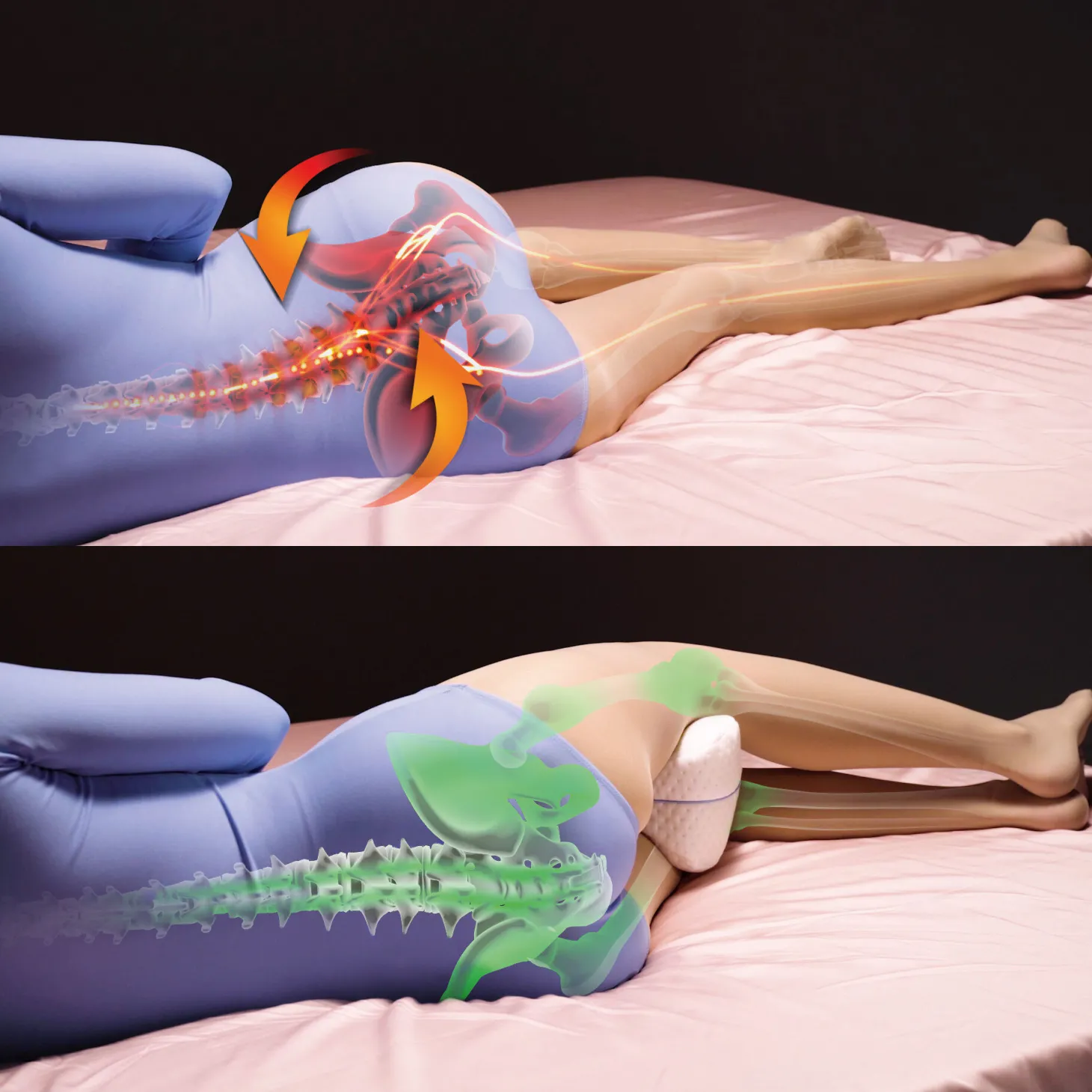 Dreamolino Leg Pillow Knie- und Beinruhekissen